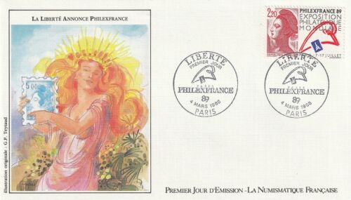 Enveloppe 1er jour Numismatique 1988 2ème Emission Propagande Philexfrance Paris - Photo 1/2