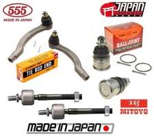 Made In Japan Lower Ball Joint Inner Outer Tie Rods Set For Crx 88-91 Civic 6pcs Made In Japan Lower Ball Joint Inner Outer Tie Rods Set For Crx 88-91 Civic 6pcs