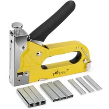 Upholstery Staple Gun, TOPEC 3 in 1 Heavy Duty Staple Guns/Home Use with 900