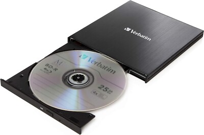 Verbatim 43889 optical disc drive Blu-Ray RW Black