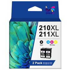 2Pack Ink Cartridge replacement for Canon PG-210XL CL-211XL PIXMA MP280 480 495