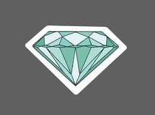 Diamond Sticker Gem Mineral Waterproof
