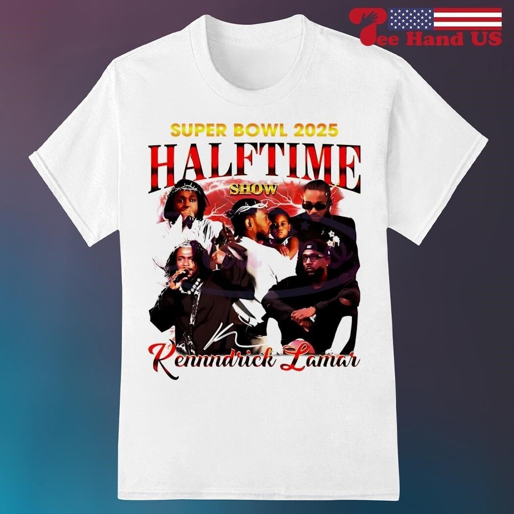 rapmade SUPER BOWL Kendrick Lamar Tシャツ Kendrick Lamar Super Bowl 2025 T-shirt - Unleash Your Creativity