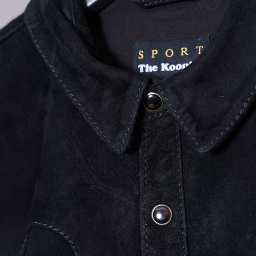 THE KOOPLES Suede Leather Shirt Jacket EXTRA SMALL Mens Western Cowboy Rare XS - Picture 4 of 23