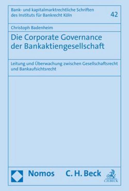 Thumbnail - Die Corporate Governance Der Bankaktiengesellschaft Christoph