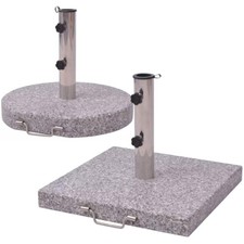 Sonnenschirmständer Ständer Basis Quadrat 20kg Granit Schirm Ständer 30kg Form