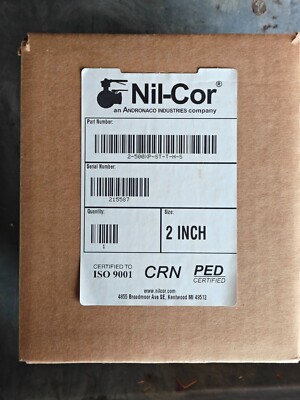 Nil-Cor 2'' ANSI Flanged ball valve, PN# 2'' 500XP ST-T-H-S