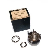 Clarostat RV4LAYSA252A Linear Potentiometer 2500 Ohms 53C2-2500-S 19-8410