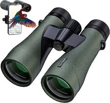 Gllysion 12x50 Professional HD Binoculars w/ Phone Adapter BaK4 Prisms