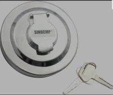 SINOCMP 20Y-04-11160 20Y-04-11161 Oil Fuel Tank Cap with 2 Keys for Komatsu...