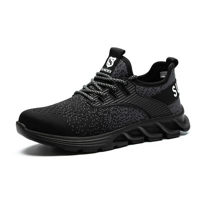 SUADEEX Sicherheitsschuhe Leicht Mit Stahlkappe Arbeitsschuhe Sneaker Sportliche