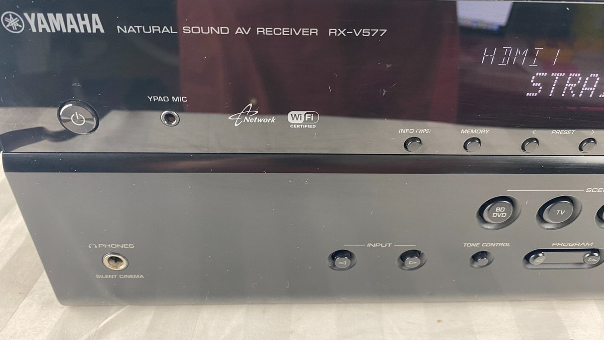YAMAHA AVアンプ RX-V577 Yamaha RX-V577 7.2-channel home theater receiver with Wi-Fi