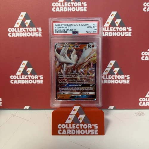 Reshiram GX | 11/70 | PSA 10 | Dragon Majesty | G20