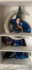 Moon Goddess Barbie Doll by Bob Mackie 1996 Mattel 14105 Blue Black Sequins