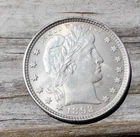 SILVER QUARTER 1892 BARBER