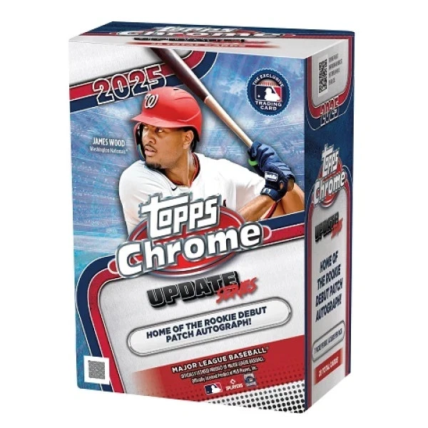 2025 Topps Chrome Update Series Baseball Blaster Box