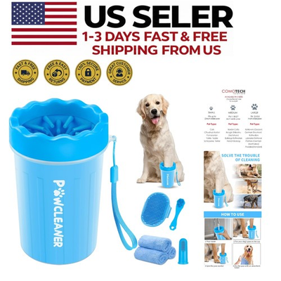 #ad #ad 7 in 1 Dog Paw Cleaner Kit Medium Washer Bath Brush Toothbrushes amp; Towels $17.82