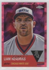 2022 Chrome Platinum Anniversary Fuchsia Atomic Refractor Liam Hendriks 16o7