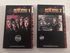 Battle Royale Manga Koushun Takami & Madayuki Taguchi Volume 1 & 2 English 