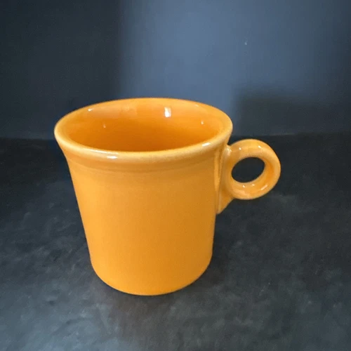Fiesta Tangerine Ring Handle Mug 10 1/4 oz RETIRED