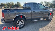 For2002-2008 Dodge Ram 150003-09 2500 Stainless Wheel Well Fender Trim 4pc 2