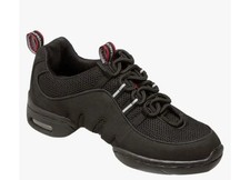 1 Unisex 8007 - Black Dance Sneakers Vegan Style.Sizes: 7 regular,Heel Height 1"