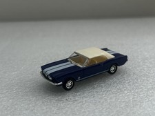 Busch 47501 Ford Mustang Cabrio Blau Verdeck Weiß Muscle US Car Oldtimer 1:87
