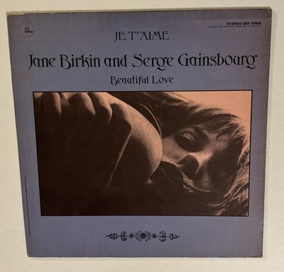 Jane Birkin & Serge Gainsbourg   Je T'aime Beautiful Love LP Vinyl Record SRF