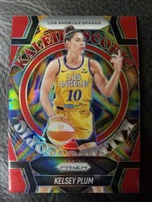 2025 Panini Prizm WNBA Kelsey Plum Kaleidoscopic Red #94/99 Los Angeles Sparks