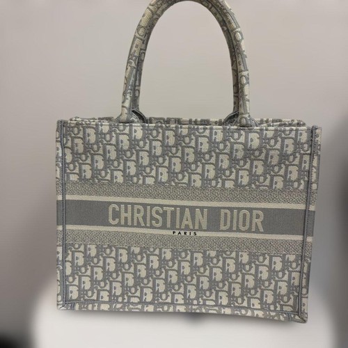 Christian Dior Book Tote Canvas
