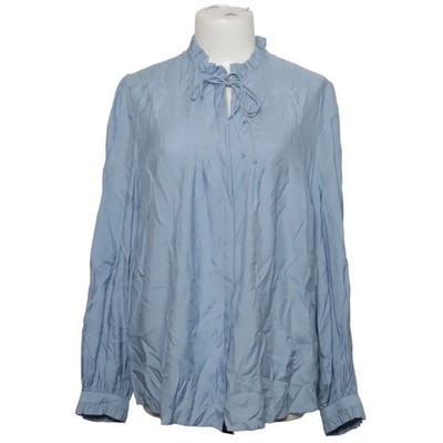 Creation L, Bluse, Größe: 42, Blau, Seide/Viskose, Einfarbig, Damen #zn0