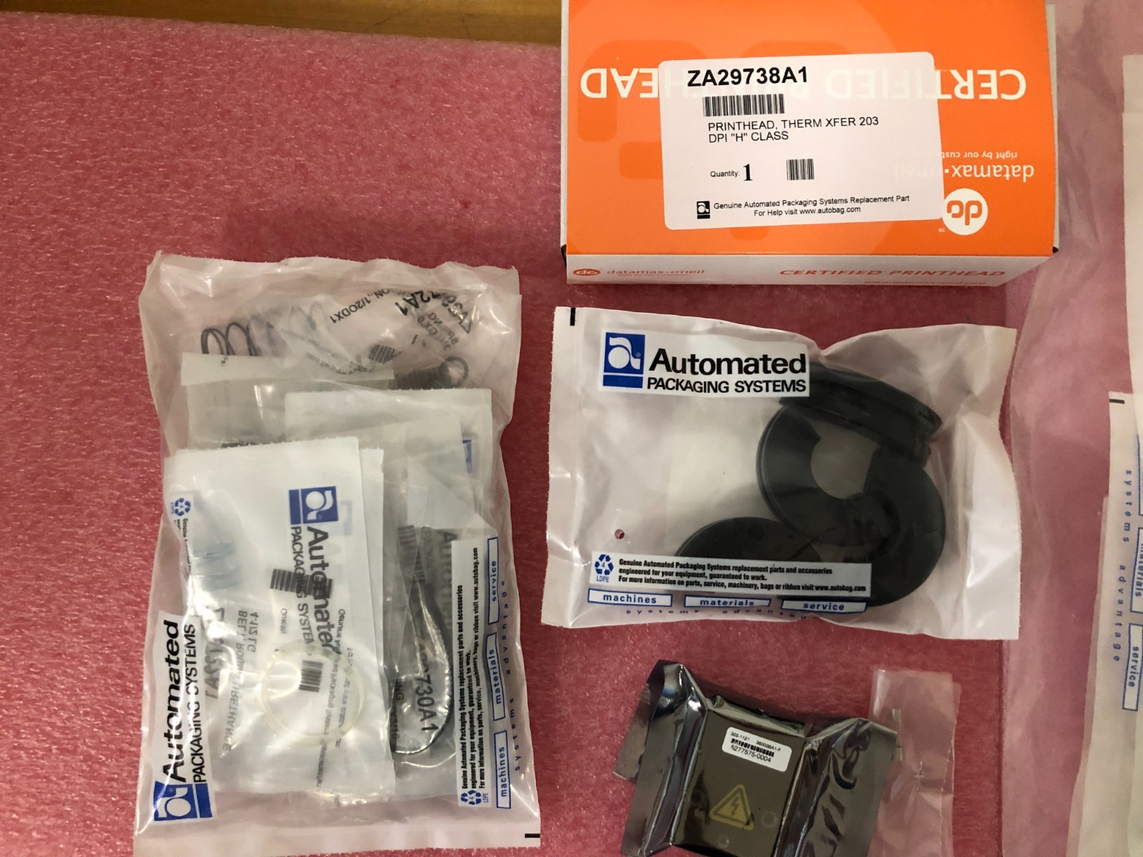 Sealed Air PS125 Autobag replacement parts ZA597038A2KIT INCOMPLETE