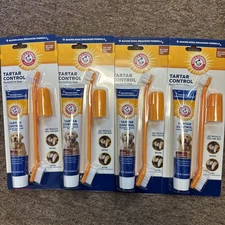 4 Arm & Hammer for Pets Tartar Control Kit for Dogs | Contains Toothpaste/brush