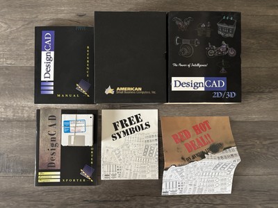 1990 Design CAD 2D/3D Professional System American Small Business Computers MAC