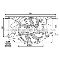LüFter MotorküHlung FüR Renault Espace Iv JK0/1_ Laguna Ii BG0/1_ KG0/1_