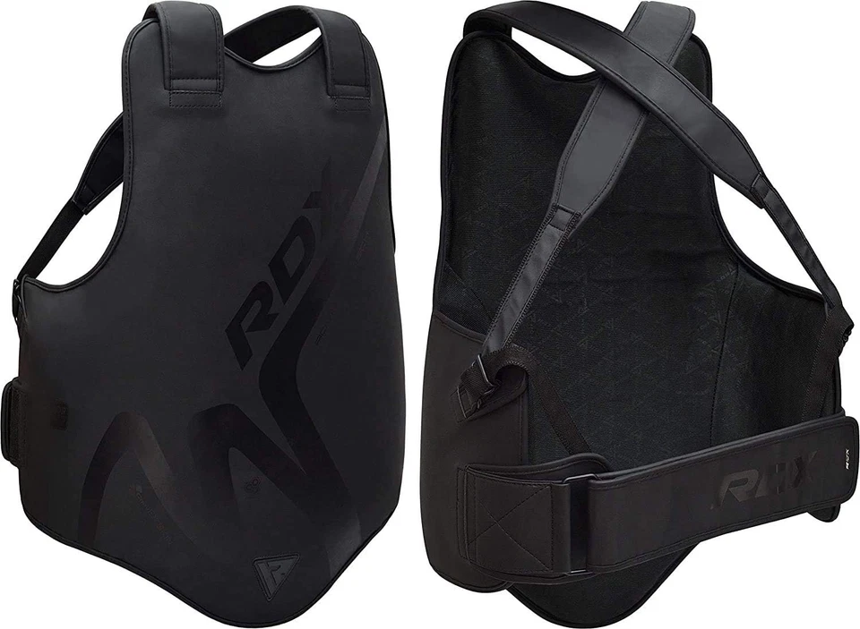 RDX Chest Guard for Boxing MMA – Leather Body Protector for Muay Thai BJJ - Image 2 of 4