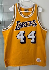 Authentic Mitchell & Ness Jerry West Los Angeles Lakers Jersey 48 XL Rare USA