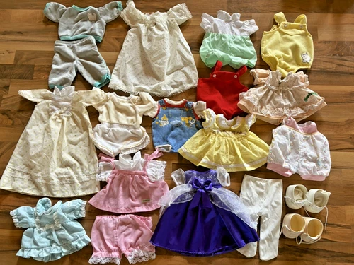 VintageCabbage Patch Kids Doll shoes 2 newborn ALL AUTHENTIC