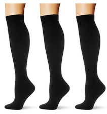  3 pairs Compression Socks 20-30 mmHg Long Knee High Socks for Women and Men...