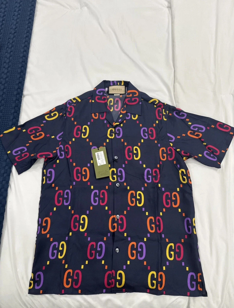 Gucci Multi-Color Casual Button-Down Shirts for Men for sale | eBay
