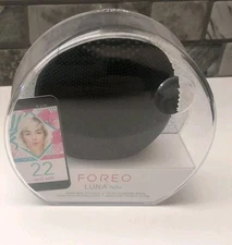 NEW SEALED! Foreo LUNA Fofo - Smart Facial Cleansing Brush Skin - BLACK Midnight