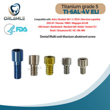5/10/20Pcs Multi unit abutment Screw fit Straumann Osstem Neodent GM Den-tium