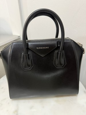 Givenchy Antigona Small Bag in Black Patent Leather RRP$3750 + Insert RRP $30