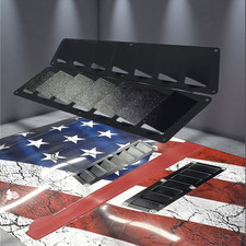 Universal Powder Coating Black Steel Custom Hood Vent Louver Cooling Panel