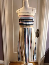 Universal Thread Women's Multi Color Stripe Sleeveless Dress Size M