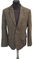 Jack Wills Tweed Blazer Plaid Wool Tailored Jacket Size 40 T2710 SA216