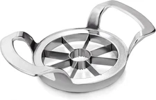 Heavy Duty Commercial Apple Corer and Divider, Silver, Powder Coating