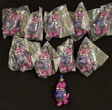 Lot Of 10 VTG Barney Marching Band Acrylic Figurine For Arts Crafts 2 NEW NIP