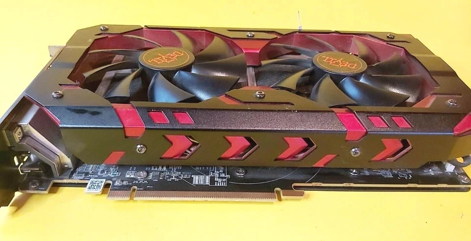 POWERCOLOR RED DEVIL AXRX580 8GBD5-3DH/OC 8 GB GDDR5 AMD RADEON GRAPHICS CARD 🔥 - Image 3 of 4