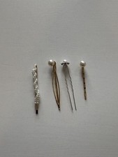 Assorted Bridal Wedding White Hairpins